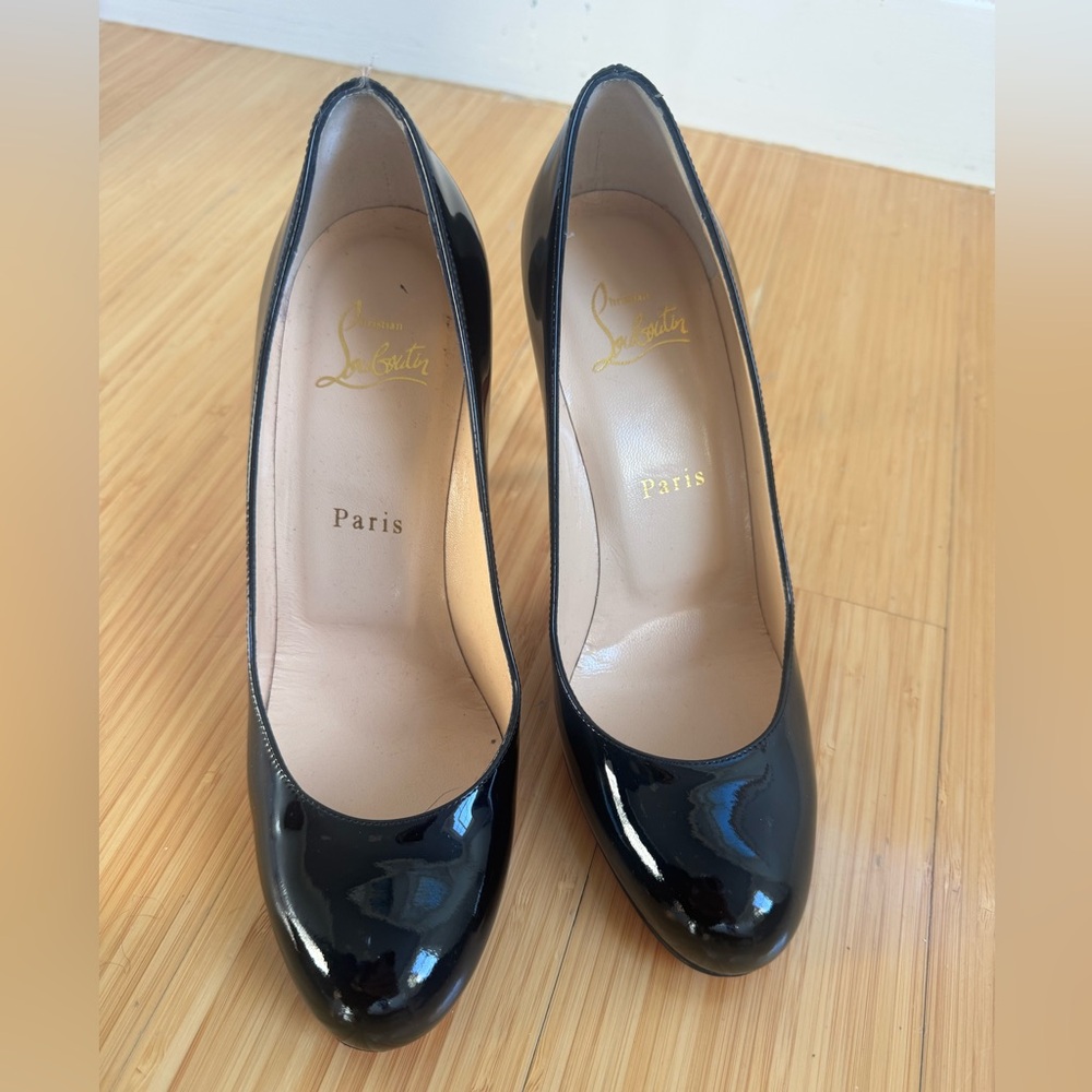 Christian Louboutin Patent Simple 100mm pumps
